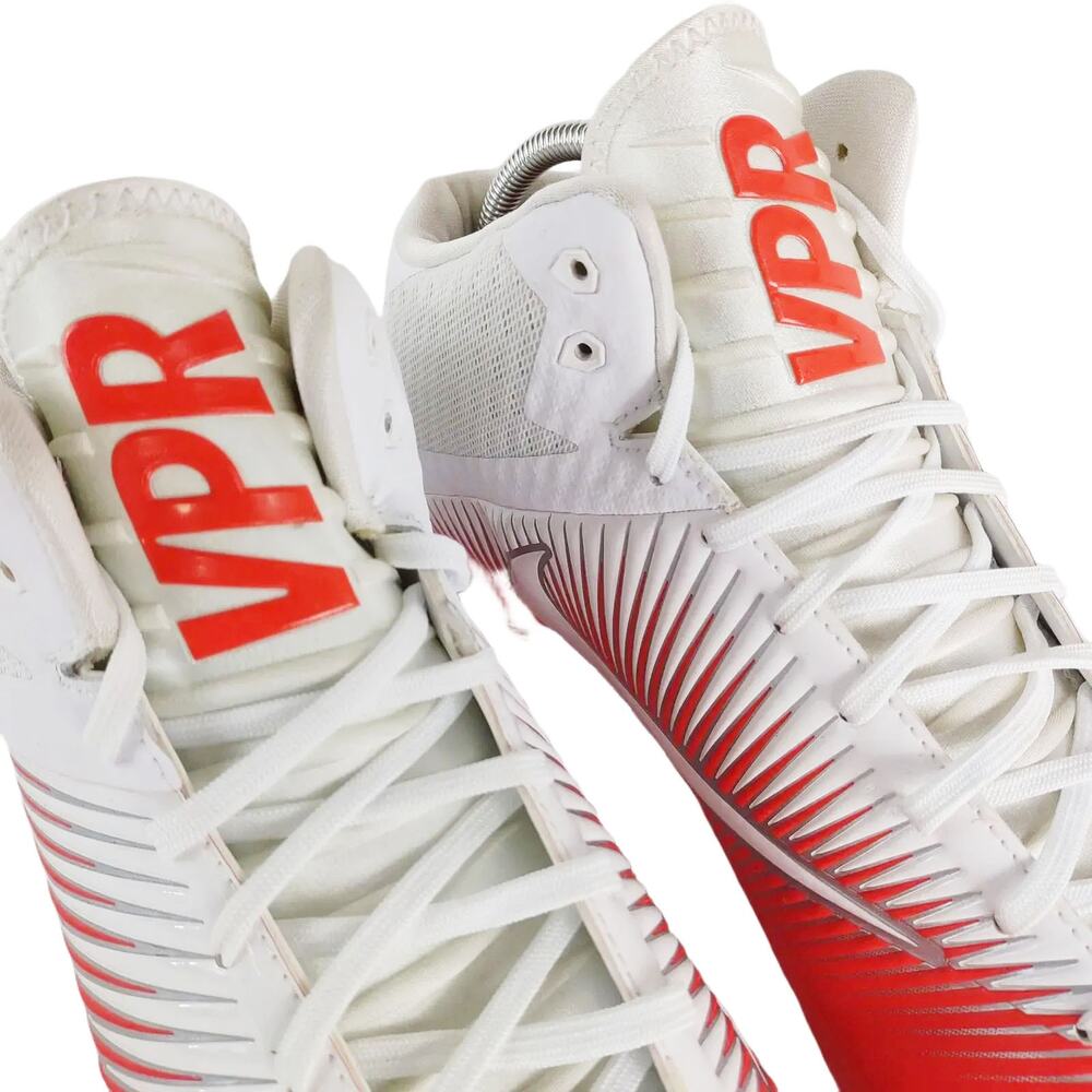 NIKE Vapor Speed 2 PF TD Mid Men's 16 Football Cleats 847089-811 Orange White - Picture 7 of 10